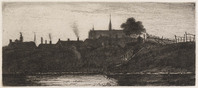 TvB G 3447
<br/>
Gezicht op Leiden tussen de Hoogewoersche en Zijlpoort
<br/>
<em>Weissenbruch, Jan Hendrik (1824-1903)</em>
